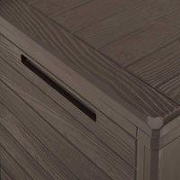 Baule da Giardino Marrone 78x44x55 cm 49442