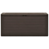 Baule da Giardino Marrone 116x44x55 cm 49443