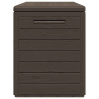 Baule da Giardino Marrone 116x44x55 cm 49443