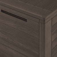 Baule da Giardino Marrone 116x44x55 cm 49443