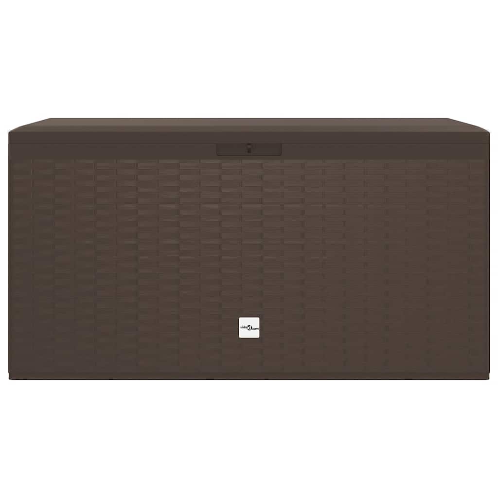 Baule da Giardino Marrone 114x47x60 cm 49447