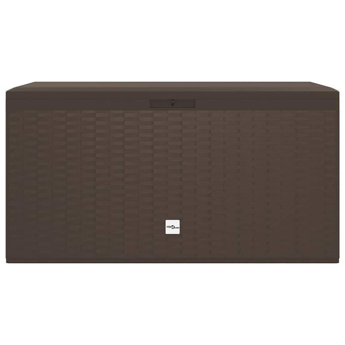 Baule da Giardino Marrone 114x47x60 cm 49447