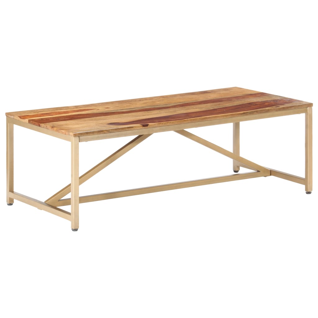 Tavolino da Salotto 120x60x40cm in Legno Massello 286339
