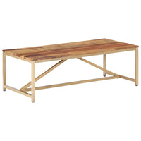 Tavolino da Salotto 120x60x40cm in Legno Massello 286339