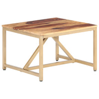 Tavolino Laterale 60x60x40 cm in Legno Massello 286340