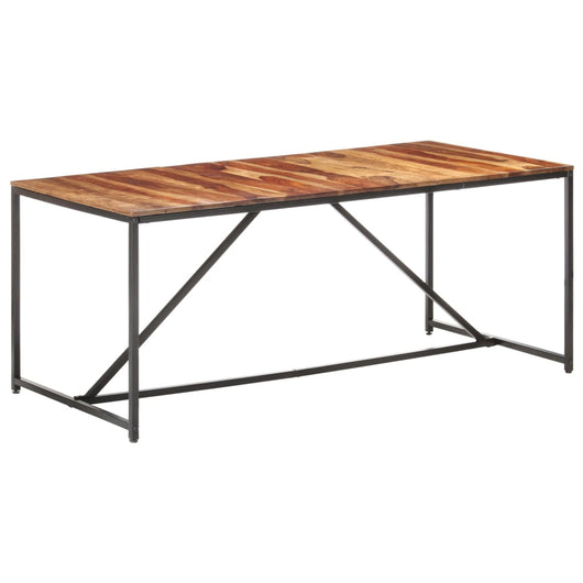 Tavolo da Pranzo 180x90x76 cm in Legno Massello 286343