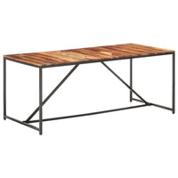 Tavolo da Pranzo 180x90x76 cm in Legno Massello 286343