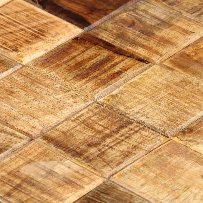 Tavolini da Salotto 2 pz a Blocchi Legno di Mango Grezzo 286435