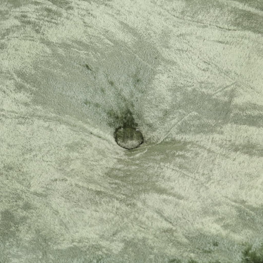 Pouf Rotondo in Velluto 40x20 cm Verde 287567