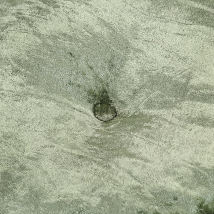 Pouf Rotondo in Velluto 40x20 cm Verde 287567