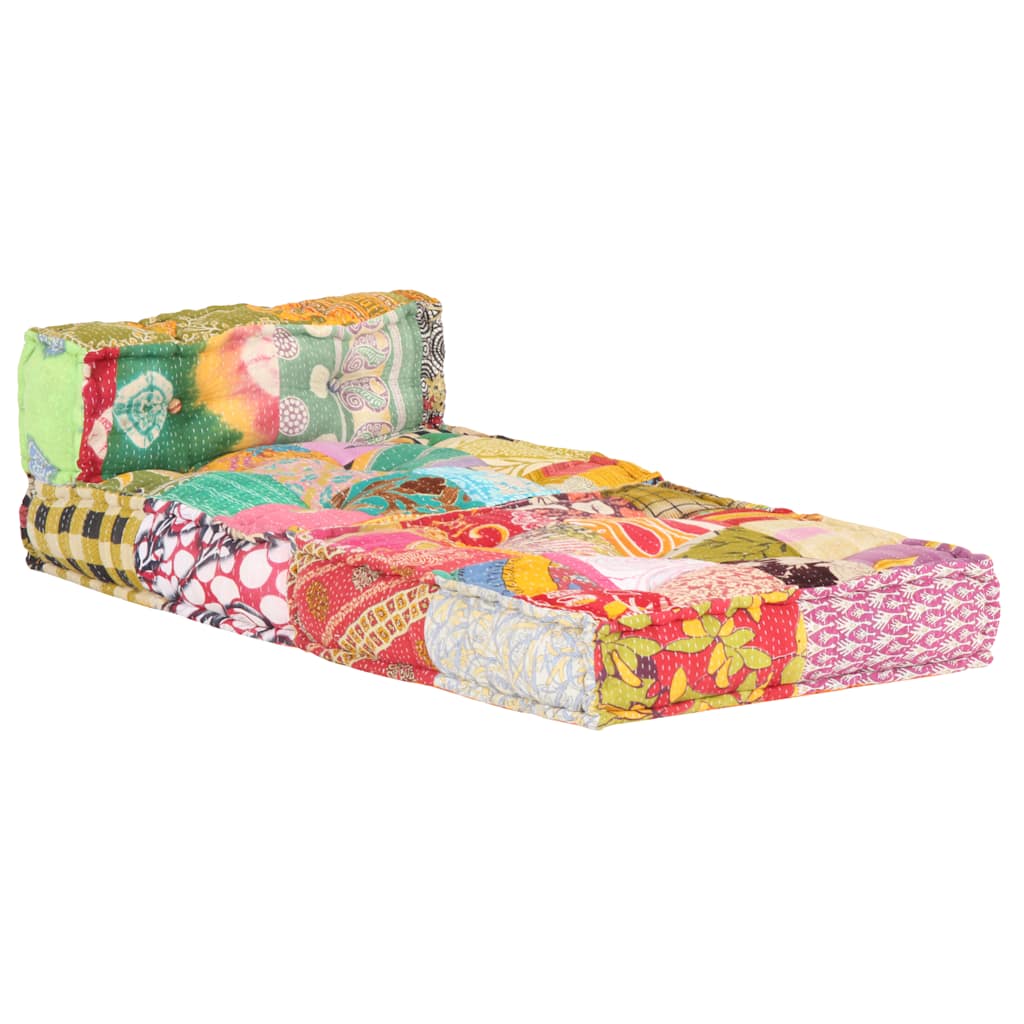 Pouf Modulare in Tessuto Patchwork 287702
