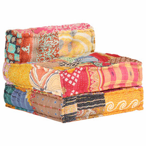Pouf Modulare in Tessuto Patchwork 287702