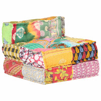 Pouf Modulare in Tessuto Patchwork 287702