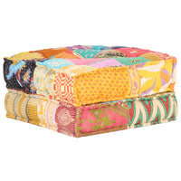 Pouf 60x70x36 cm in Tessuto Patchwork 287707