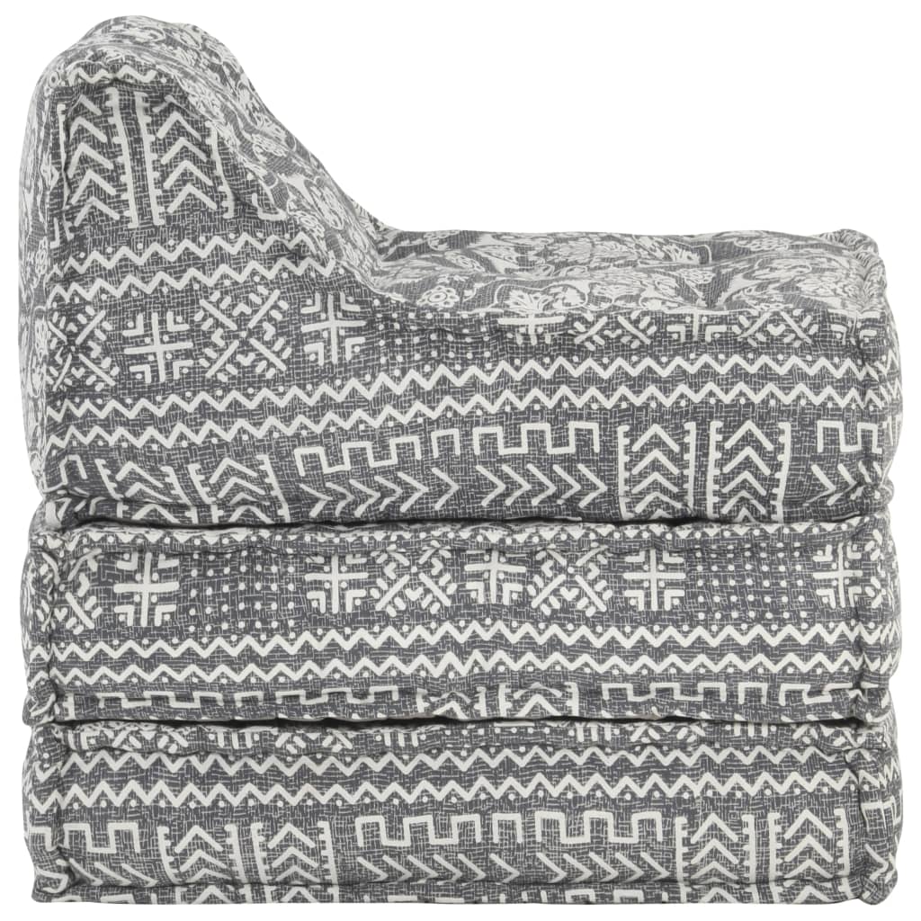 Pouf Modulare Grigio Chiaro in Tessuto cod mxl 68142