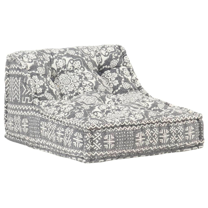 Pouf Modulare Grigio Chiaro in Tessuto cod mxl 68142