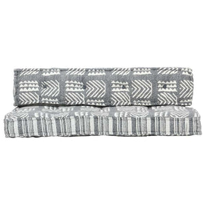 Cuscino per Divani a Pallet Grigio in Tessuto Patchwork 287718