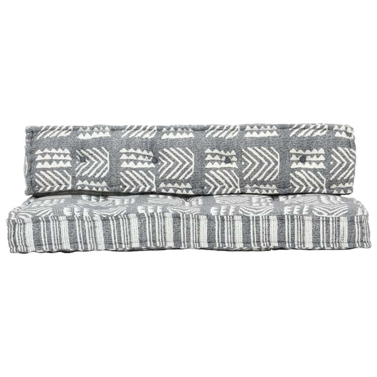 Cuscino per Divani a Pallet Grigio in Tessuto Patchwork 287718