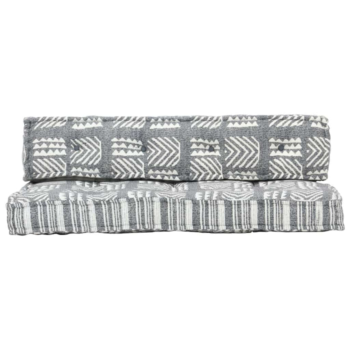 Cuscino per Divani a Pallet Grigio in Tessuto Patchwork 287718