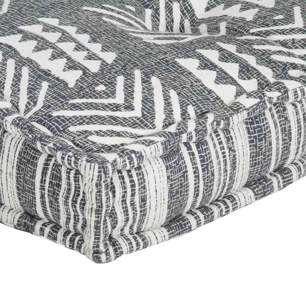 Cuscino per Divani a Pallet Grigio in Tessuto Patchwork 287718