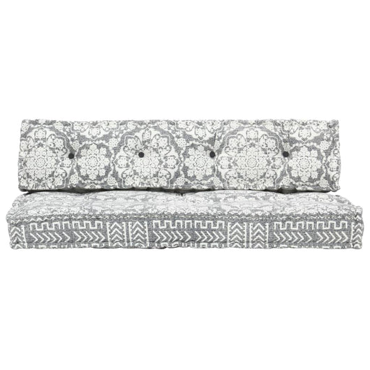 Cuscino per Divani Pallet Grigio Chiaro in Tessuto Patchwork   cod mxl 68543