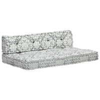 Cuscino per Divani Pallet Grigio Chiaro in Tessuto Patchwork   cod mxl 68543