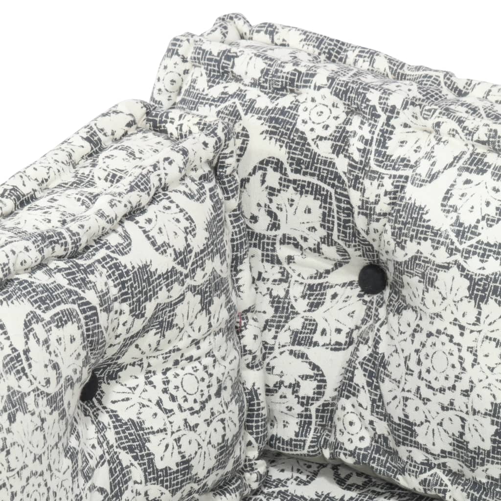 Cuscino per Divani Pallet Grigio Chiaro in Tessuto Patchwork   cod mxl 68134