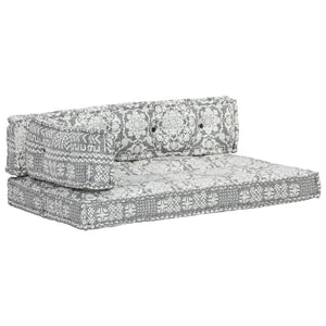 Cuscino per Divani Pallet Grigio Chiaro in Tessuto Patchwork   cod mxl 68134