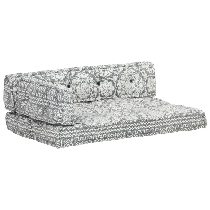 Cuscino per Divani Pallet Grigio Chiaro in Tessuto Patchwork   cod mxl 68134