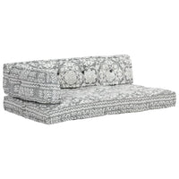 Cuscino per Divani Pallet Grigio Chiaro in Tessuto Patchwork   cod mxl 68134