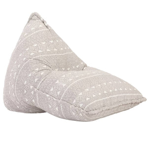 Divano a Sacco Marrone Chiaro in Tessuto Patchwork 287729