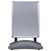 Piedistallo per Poster A1 Base ad Acqua Grigio Lega Alluminio 51204