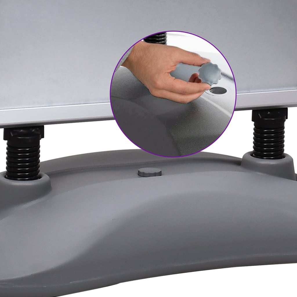 Piedistallo per Poster A1 Base ad Acqua Grigio Lega Alluminio cod mxl 73375