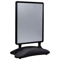 Piedistallo per Poster A1 Base ad Acqua Nero Lega di Alluminio cod mxl 64479