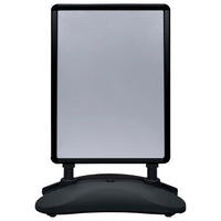 Piedistallo per Poster A1 Base ad Acqua Nero Lega di Alluminio 51205