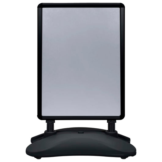 Piedistallo per Poster A1 Base ad Acqua Nero Lega di Alluminio 51205