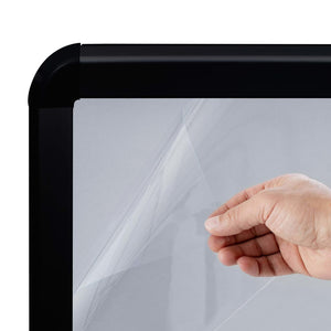 Piedistallo per Poster A1 Base ad Acqua Nero Lega di Alluminio 51205