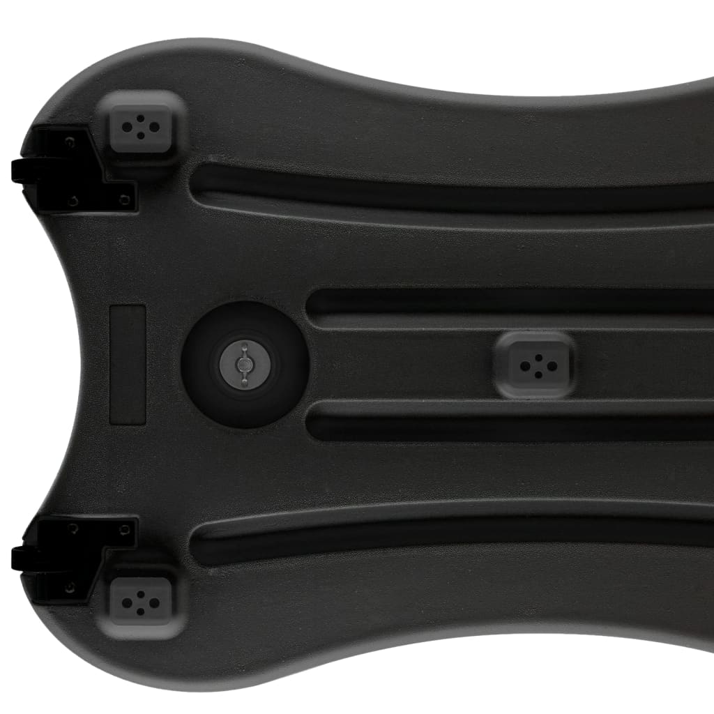 Piedistallo per Poster A1 Base ad Acqua Nero Lega di Alluminio 51205