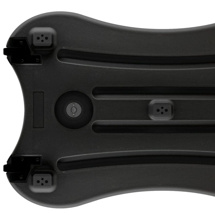 Piedistallo per Poster A1 Base ad Acqua Nero Lega di Alluminio 51205