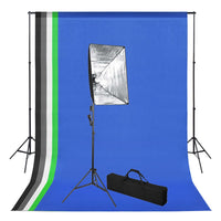 Kit Studio Fotografico Professionale con 5 Fondali e Softbox 02_0001487