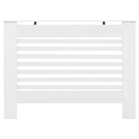 Coperture per Radiatori 2 pz Bianche 112x19x81,5 cm in MDF 3051374