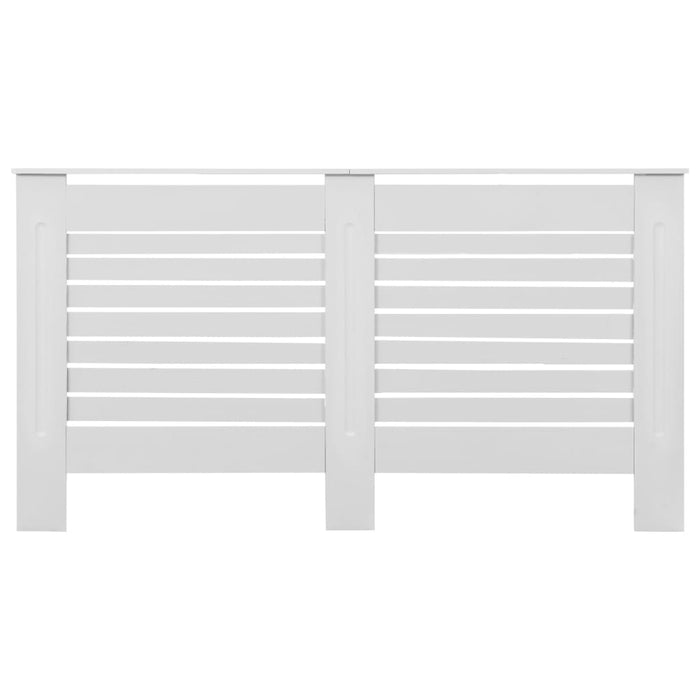 Coperture per Radiatori 2 pz Bianche 152x19x81,5 cm in MDF 3051375