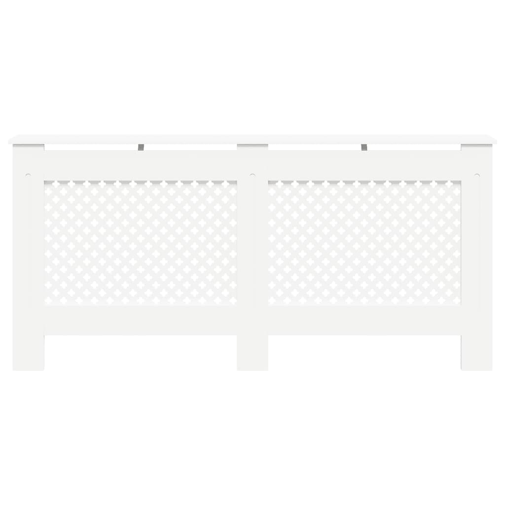 Coperture per Radiatori 2 pz Bianche 172x19x81,5 cm in MDF 3051379