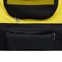 Rimorchio Bici per Animali Carrello Jogging 2in1 Giallo e Nero 92439