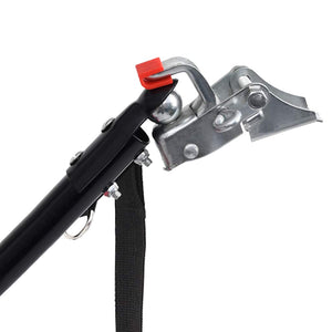 Rimorchio Pieghevole da Bici con Borsa Spesa Blu e Nero 92447