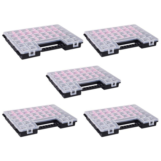 Scatole assortimento 5 pezzi 385 x 283 x 50 mm Plastica 02_0003229