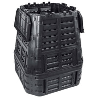 Compostiera da Giardino Nera 93,3x93,3x113 cm 740 Lcod mxl 117369