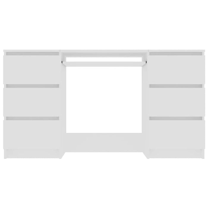 Scrivania Bianca 140x50x77 cm in Legno Multistrato 800810