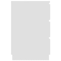 Scrivania Bianca 140x50x77 cm in Legno Multistrato 800810