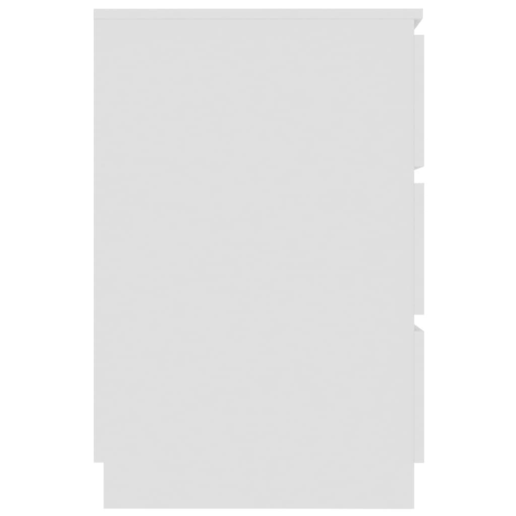 Scrivania tavolo postazione di lavoro mobile per computer studio 140 x 50 x 77 cm derivati ​​del legno bianco 02_0023524